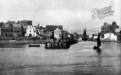 From The Pier, Showing Castle Rushen c.1895, Castletown