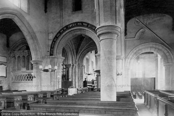 Photo of Castor, Church, The Interior 1890