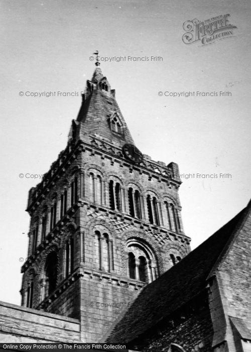 Photo of Castor, St Kyneburgha's Church c.1950