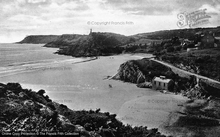 Photo of Caswell Bay, c.1901
