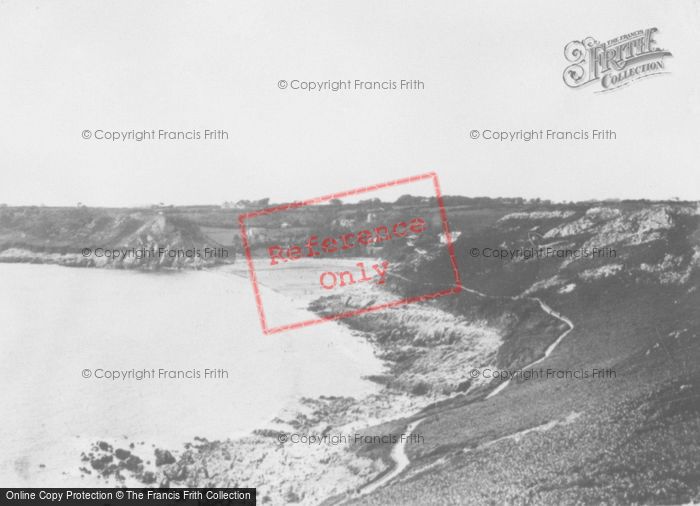 Photo of Caswell Bay, c.1935