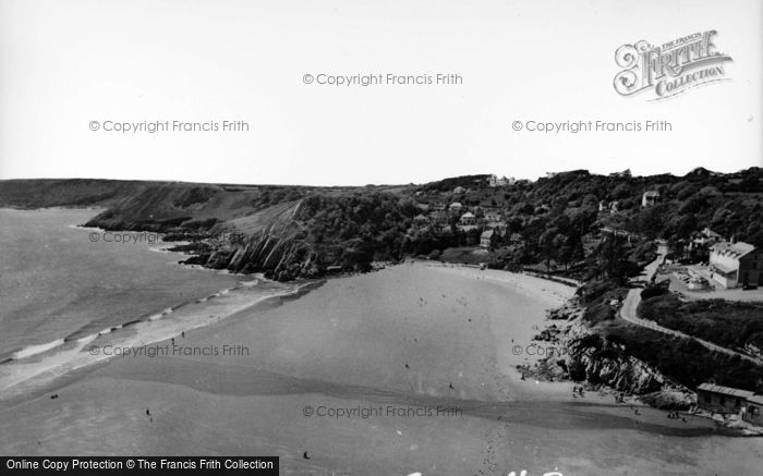 Photo of Caswell Bay, c.1960