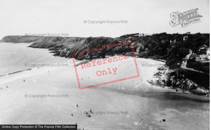 Photo of Caswell Bay, c.1960