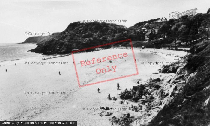 Photo of Caswell Bay, c.1965