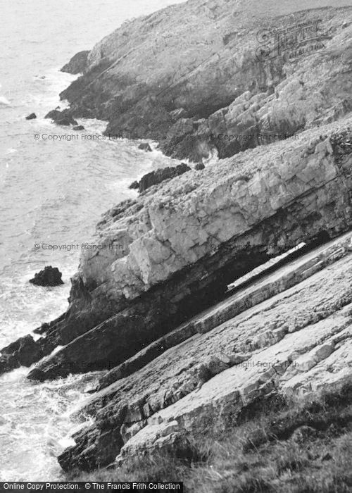 Photo of Caswell Bay, The Rocks c.1955