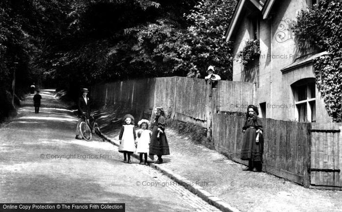 Photo of Caterham, Children In Waller Lane 1907