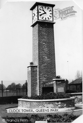 Clock Tower, Queens Park 1957, Caterham