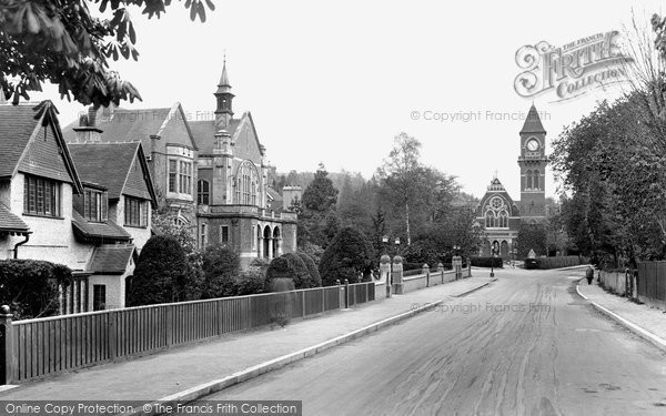 Photo of Caterham, Harestone Valley Road, Council Offices And Congregational Church 1925