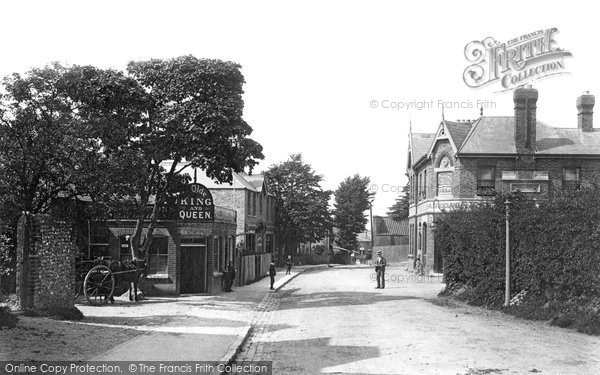 Photo of Caterham, High Street, The Olde King And Queen Pub 1894