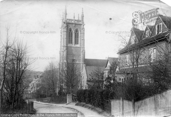 Photo of Caterham, St John's Church 1895