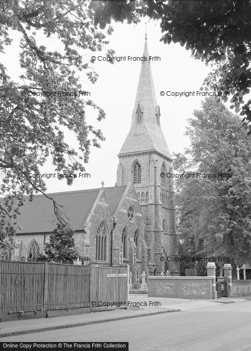 Photo of Caterham, St Mary's Church 1957