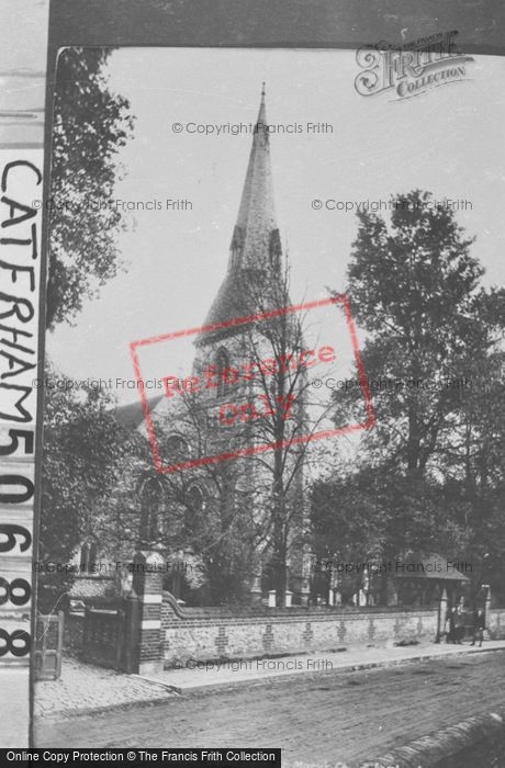 Photo of Caterham, St Mary's Church And Lychgate 1903