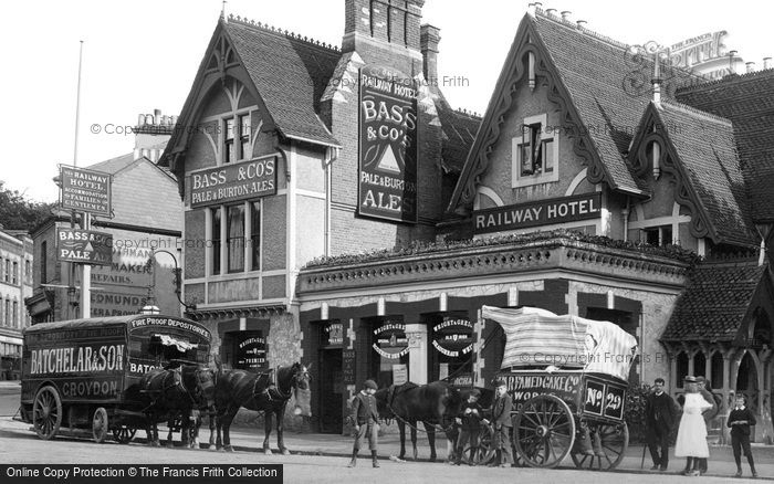 Photo of Caterham, The Railway Hotel 1894