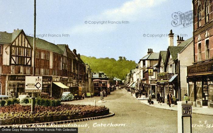 Photo of Caterham, View From Roundabout 1952