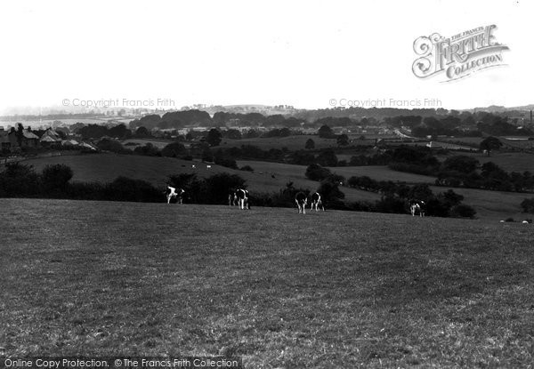 Photo of Caton, View From Caton Green Road Looking West c.1955