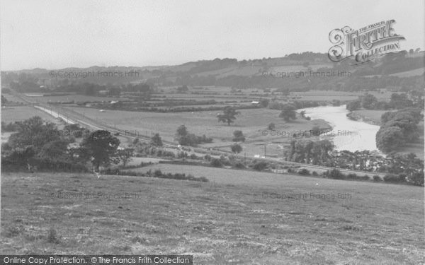 Photo of Caton, View From Caton Green Road Looking West c.1955