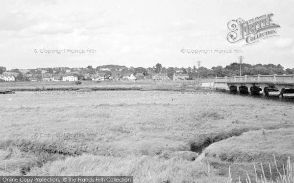 Photo of Cattawade, And Flats From Manningtree c.1955