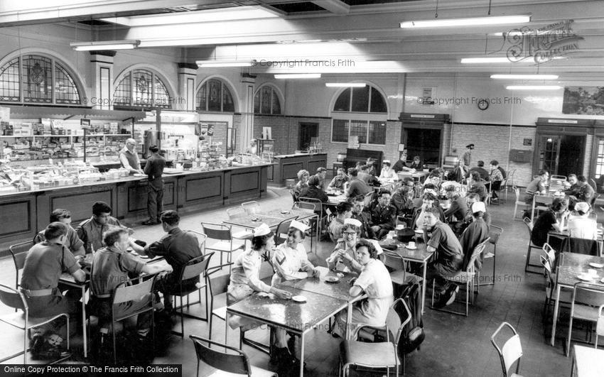 Catterick, Camp Canteen, Sandes Soldiers Home c1960