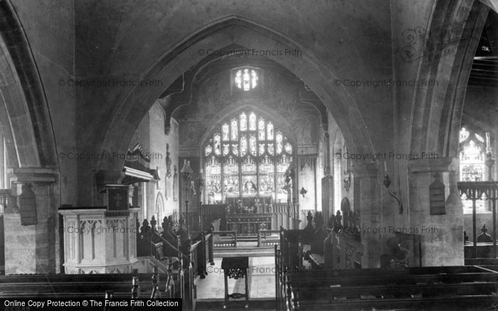 Photo of Catterick, St Anne's Church Interior 1913