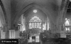 St Anne's Church Interior 1913, Catterick