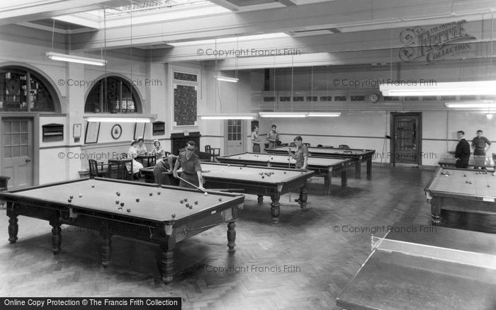 Photo of Catterick, the Games Room, Sandes Soldiers Home c1955
