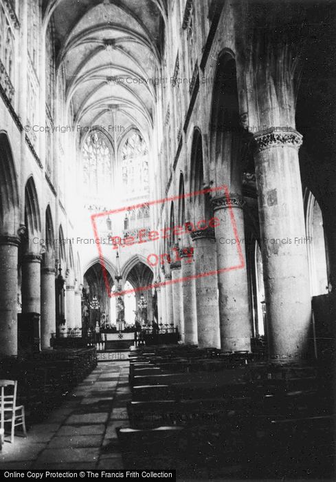 Photo of Caudebec En Caux, The Church Interior 1964