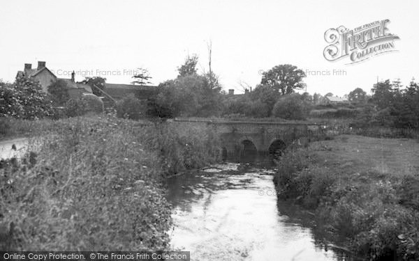 Photo of Caunsall, The River And Bridge c.1950