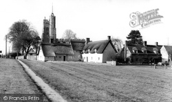 Church And Village Green c.1960, Cavendish