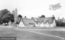 The Church And Cottages c.1965, Cavendish