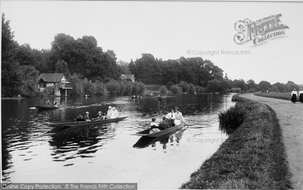 Photo of Caversham, Boating On The Thames 1917