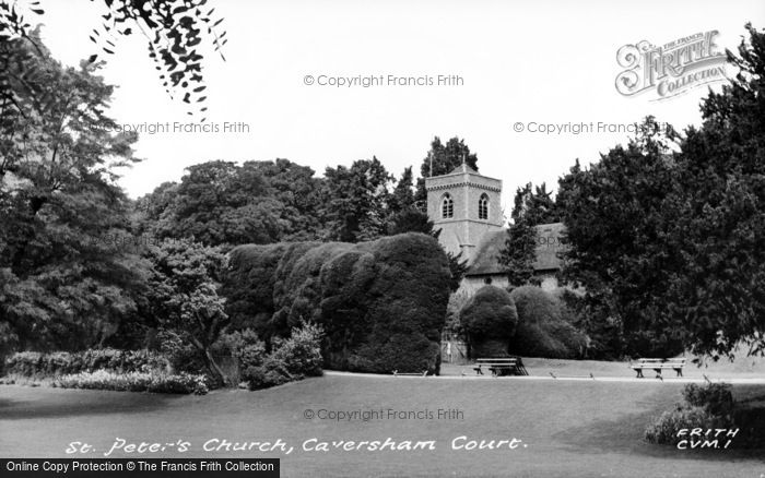 Photo of Caversham, St Peter's Church c.1955