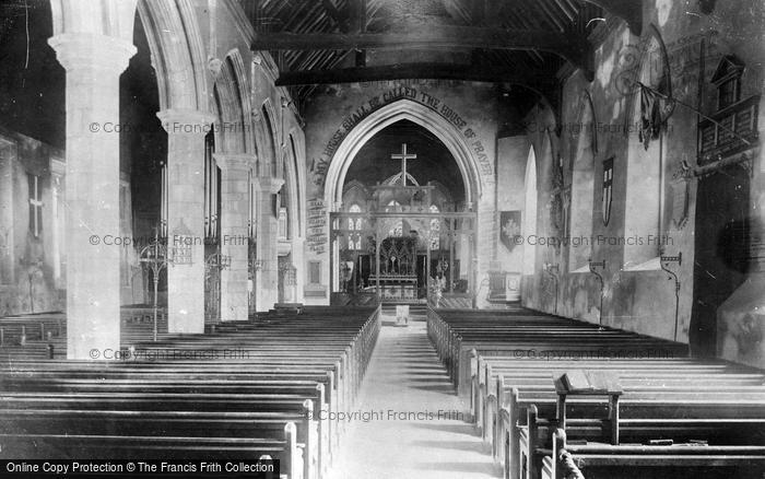 Photo of Caversham, St Peter's Church Interior c.1880
