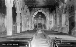St Peter's Church Interior c.1880, Caversham