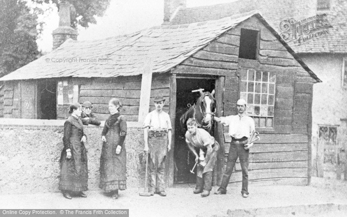 Photo of Caversham, The Forge, Church Road c.1890