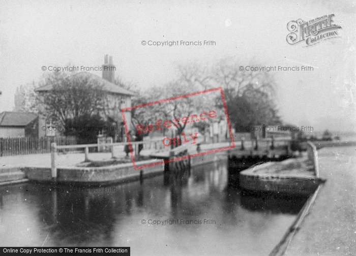 Photo of Caversham, The Lock c.1880