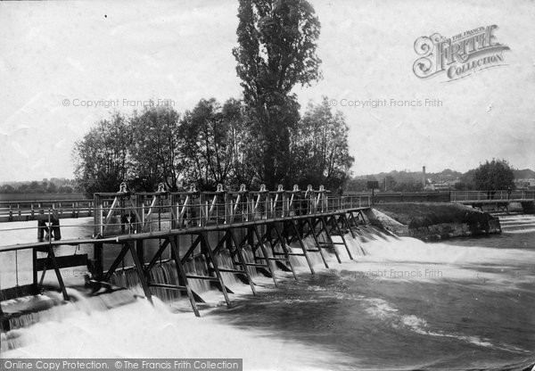 Photo of Caversham, The Weir c.1890