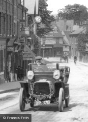 Vintage Car In Bridge Street 1908, Caversham