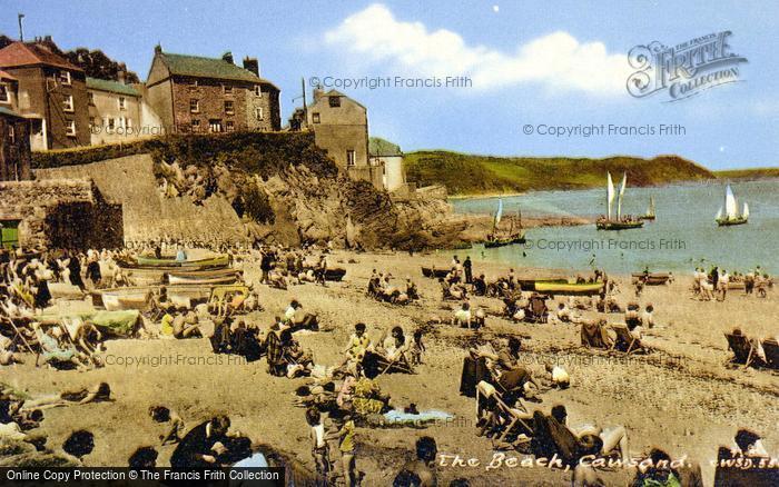 Photo of Cawsand, The Beach 1955