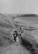 Whitesands Bay, Path To The Beach c.1955, Cawsand