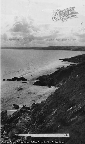 Photo of Cawsand, Whitsand Bay Looking West c.1955