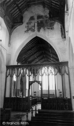 Church Of St Agnes, Interior c.1965, Cawston