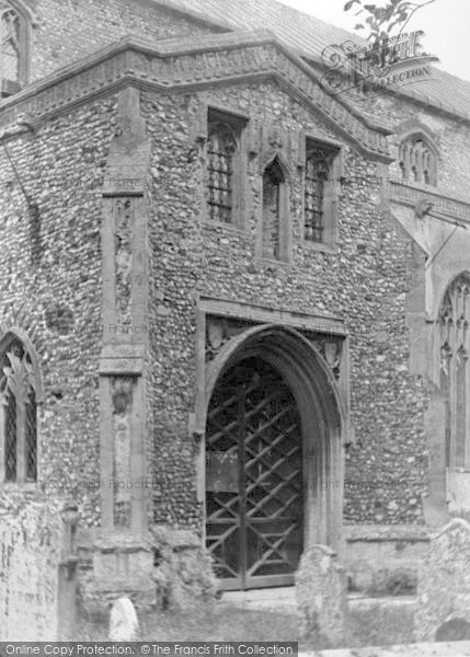 Photo of Cawston, Church Of St Agnes, South Porch c.1955