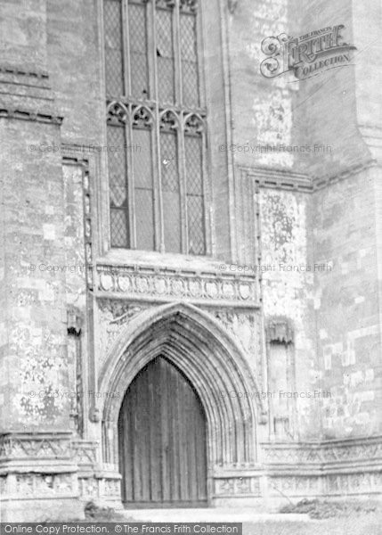 Photo of Cawston, Church Of St Agnes, West Door c.1955