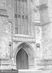 Church Of St Agnes, West Door c.1955, Cawston