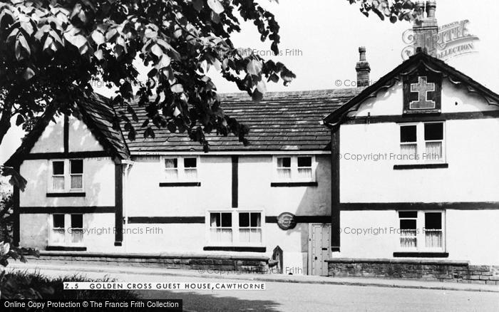 Photo of Cawthorne, Golden Cross Guest House c.1955