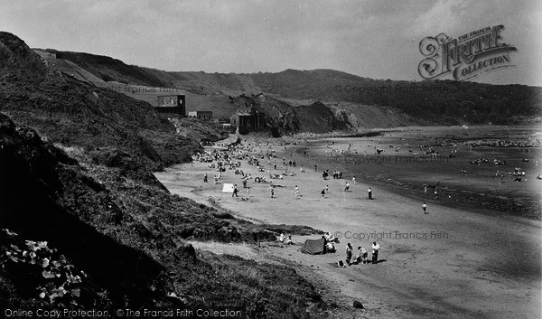 Photo of Cayton Bay, The Beach c.1960