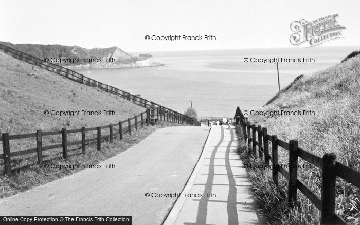 Photo of Cayton Bay, The Road To The Beach c.1960
