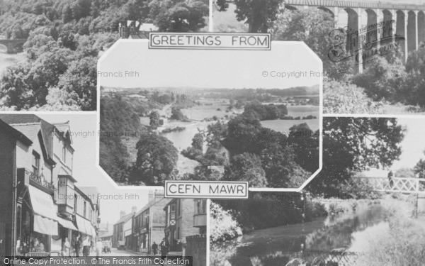 Photo of Cefn Mawr, Composite c.1955