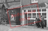 Cefn Mawr, Post Office And National Provincial Bank c.1955, Cefn-Mawr