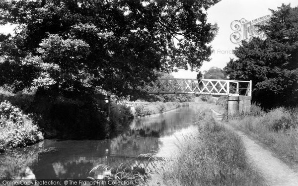 Photo of Cefn Mawr, The Canal Bridge c.1955 